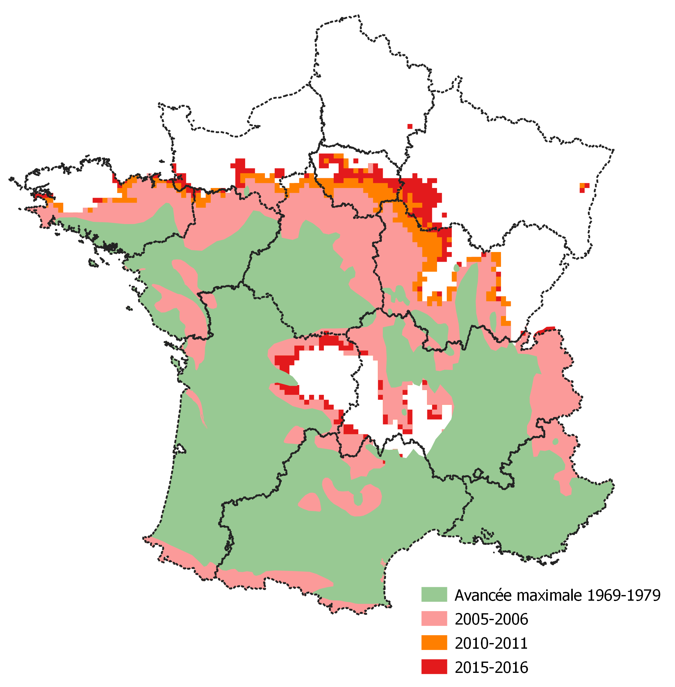 Couverture géographique - PINS DE FRANCE
